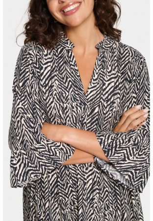 Femei - Rochie femei Saint Tropez alb-negru elegantă