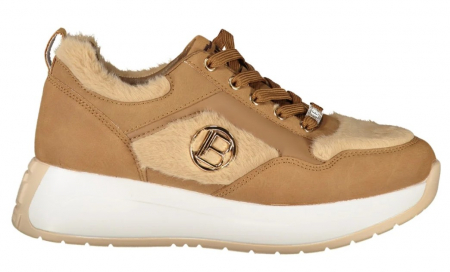 Femei - Sneakers Damă Laura Biagiotti maro-alb