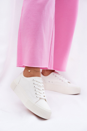 Sneakers - Tenisi dama Big Star material textil cu platforma casual confort