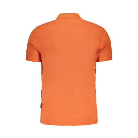 Tricou polo din bumbac Napapijri portocaliu [1]