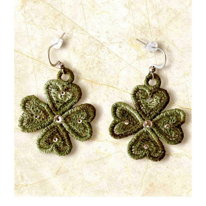 Cercei Trifoi cu 4 Foi [2]