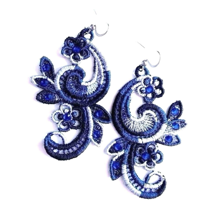 Cercei Parsley Albastru Degrade [2]