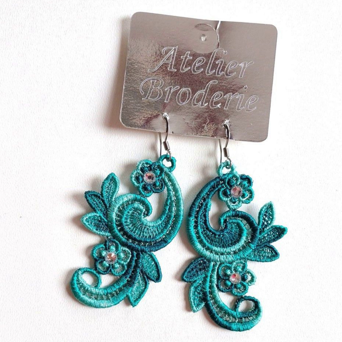 Cercei Parsley Turcoaz Degrade [2]