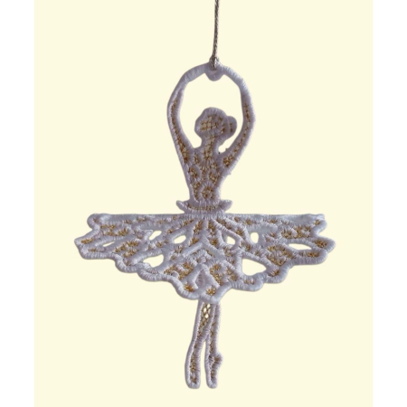 Balerina Suspendabila Decoratiune Brodata [1]