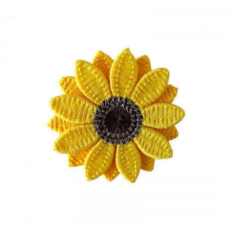 Brose - brosa-floarea-soarelui-3d-brodata