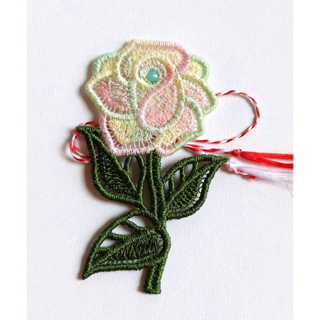 Brose - Brosa Trandafir Alb Pastel Degrade