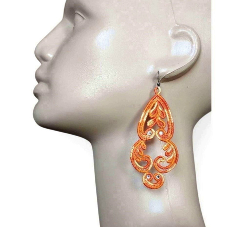 Cercei Chandelier Orange Degrade [1]