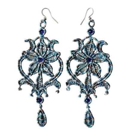 Cercei - cercei-chandelier-turcoaz-ocean-degrade