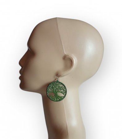 Cercei Copacul Vietii Handmade Simbol Spiritual Elegant [1]