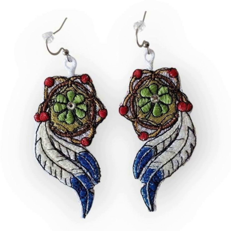 Cercei - Cercei Dreamcatcher cu Trifoi