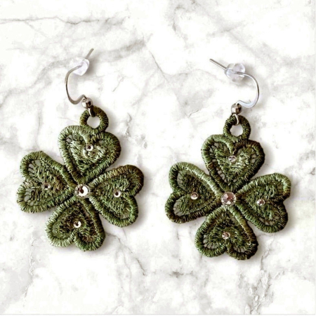 Cercei - Cercei Trifoi cu 4 Foi