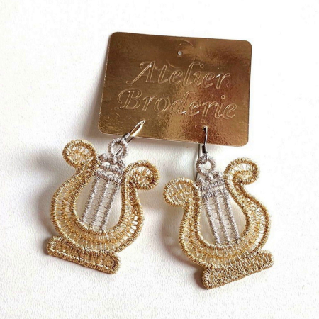 Cercei Lira Nuante Metalice [1]