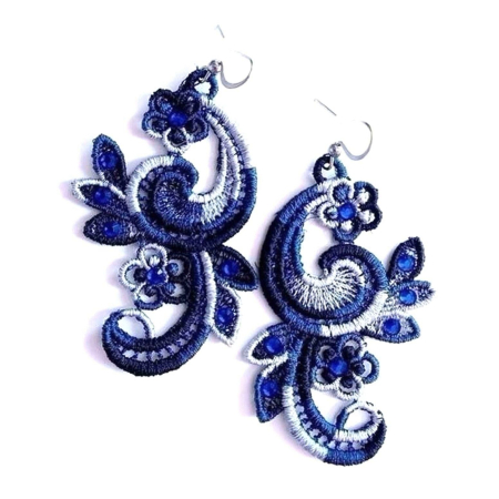 Cercei - Cercei Parsley Albastru Degrade