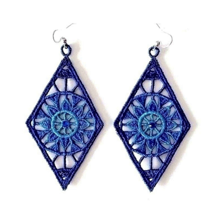 Cercei - Cercei Albastru Royal