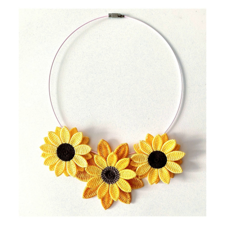 Colier Elegant cu Florea de Soarelui [1]