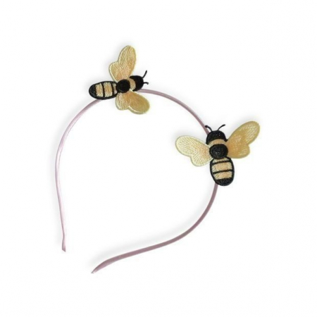 Cordelute par - Cordeluta cu Albinute Brodate Handmade Accesoriu Tematic