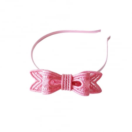 Cordelute par - Cordeluta cu Fundita 3D Brodata Handmade – Accesoriu Chic si Elegant