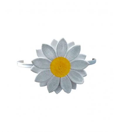 Cordelute par - Cordeluta cu Margareta Dubla Handmade Accesoriu Delicat si Elegant