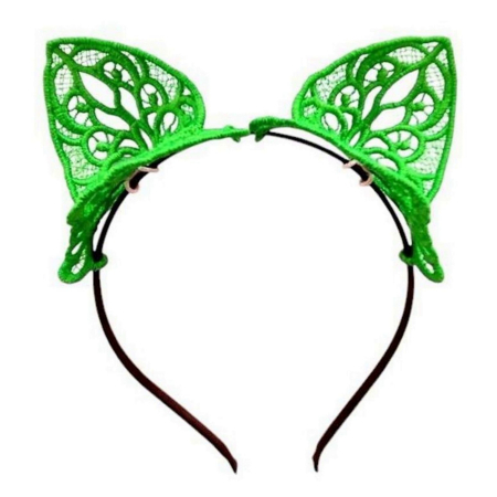 Cordelute par - Cordeluta cu Urechi de Pisica Verzi