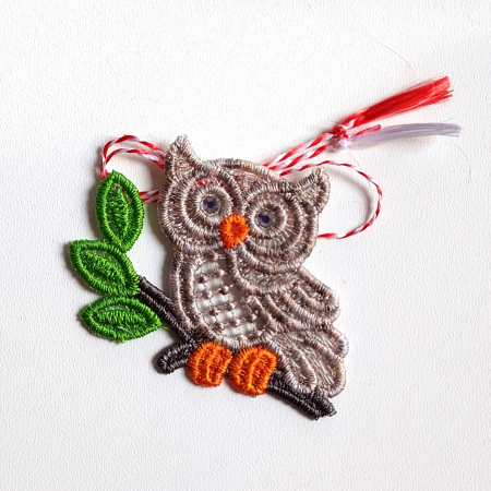 Brose - Brosa Bufnita Degrade cu Cristale