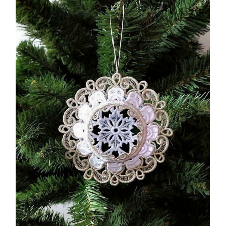 Diverse - Medalion Fulg de Zapada 3D