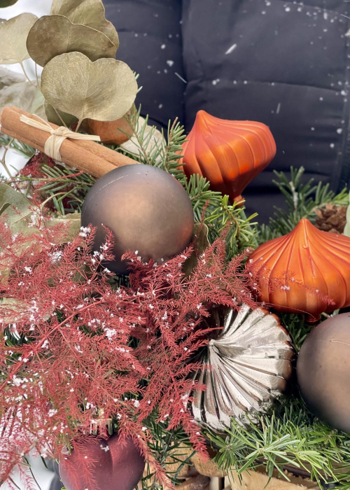 Aranjament Craciun Cetina Impodobita [2]