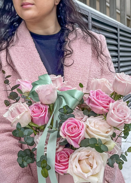 Aranjament de flori pastel "Perfect Gift" [3]