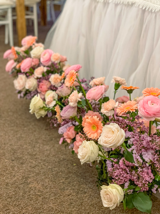 Aranjament floral prezidiu pastel “Sweetness” [2]