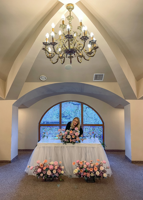 Aranjament floral prezidiu pastel “Sweetness” [4]