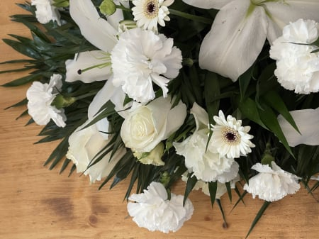 Aranjament funerar alb Stelar [5]