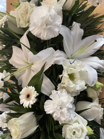 Aranjament funerar alb Stelar [2]