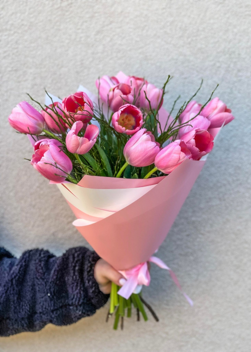 Buchet de lalele roz [4]