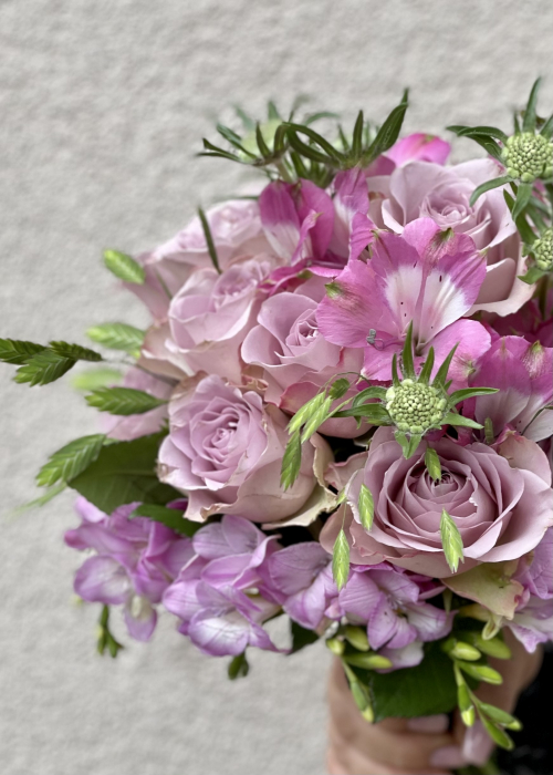 Buchet de mireasa sau nasa mov [3]