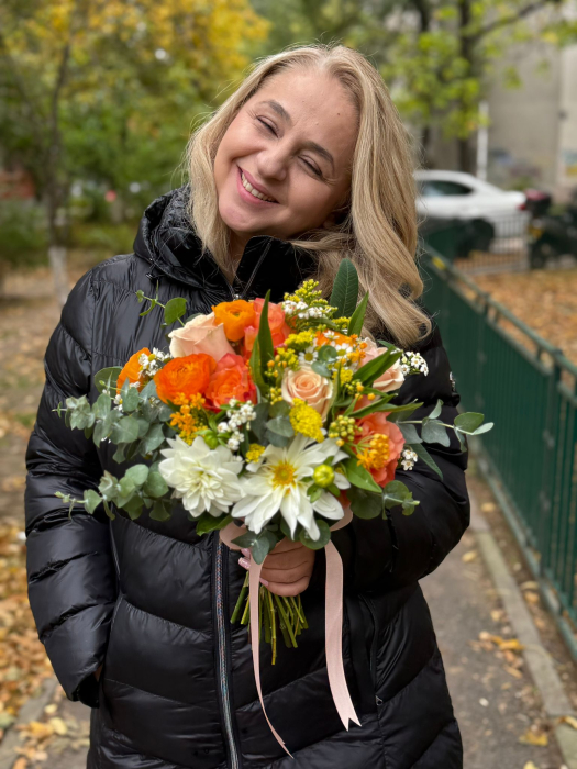 Buchet de mireasa/nasa în nuanțe calde – Rodyolla Charm [6]