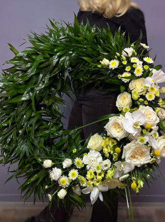 Funerare - Coroană funerară "Zori de Pace" - Rodyolla