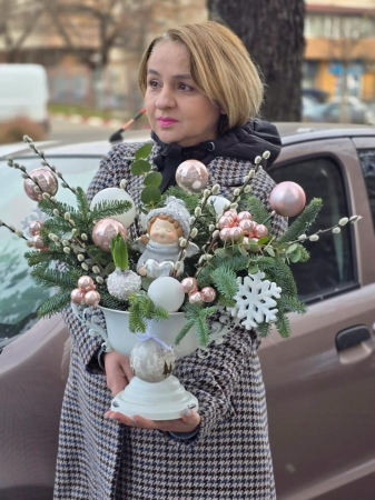 Aranjament Craciun cu Brad Naural [1]