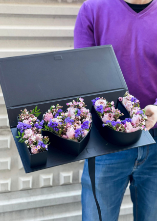 Martisor - Aranjament floral "I Love You"