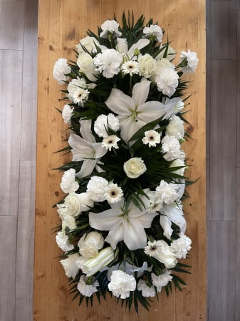 Funerare - Aranjament funerar alb Stelar