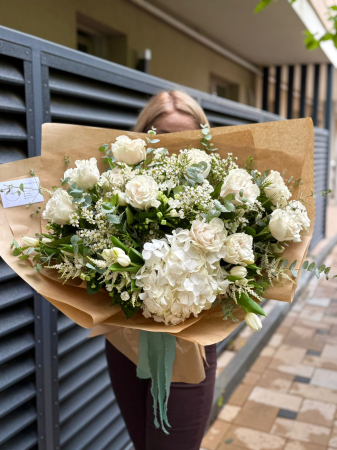 Pentru mine - Buchet de flori Alb