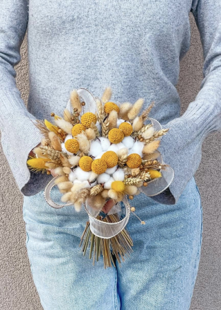Buchet de mireasa din flori uscate [1]