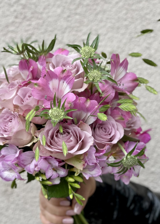 Buchet de mireasa sau nasa mov [3]