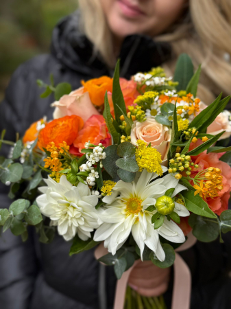 Buchet de mireasa/nasa în nuanțe calde – Rodyolla Charm [4]