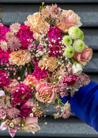 Buchet in forma de inima "Soapte de iubire" [3]