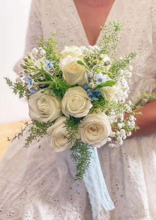 Evenimente - Buchet de mireasa "Classic Ivory"