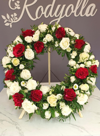 Funerare - Coroană funerară „Respect și Lumină” - Rodyolla