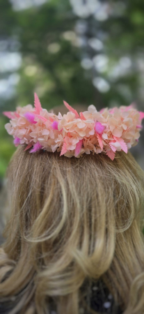 Coronite - Coronita Hortensie Roz