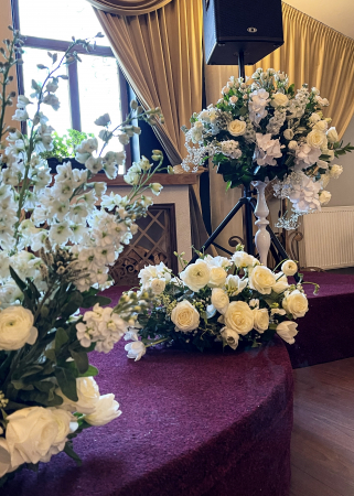 Decor floral scena pentru evenimente speciale [1]