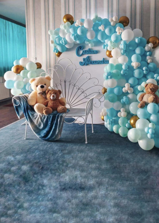 Evenimente - Foto Corner baloane Albastru - Turcoaz