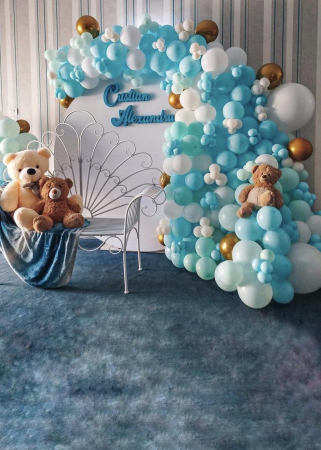 Foto Corner baloane Albastru - Turcoaz [1]