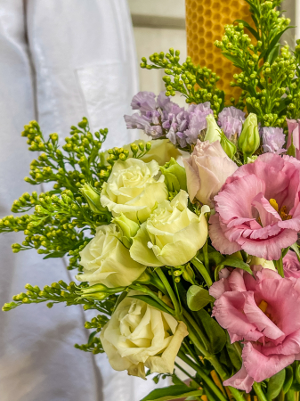 Lumanare de botez unisex Pastel [5]